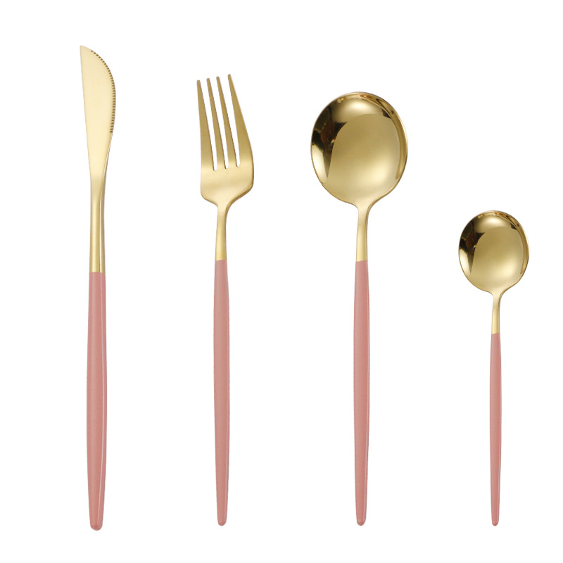 Juego de 4 piezas de oro rosa Nórdico