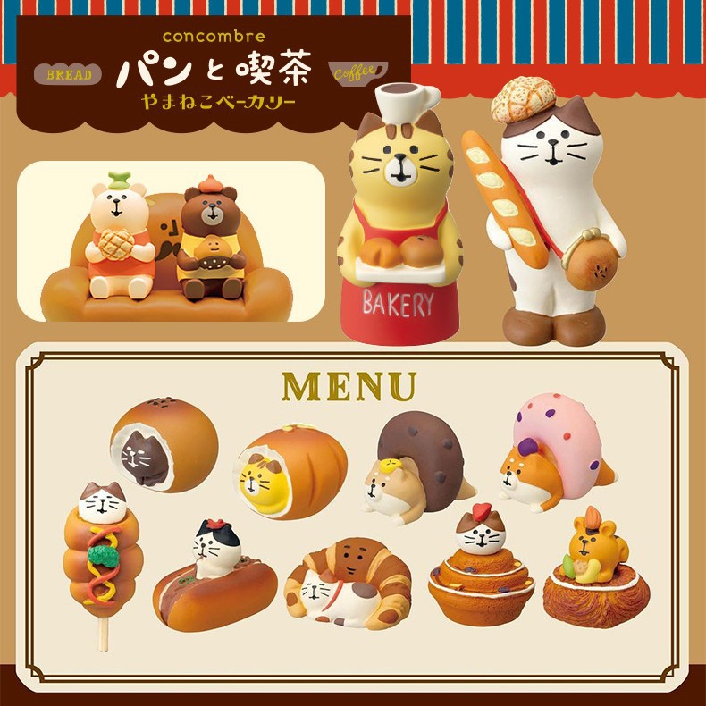 zakka Grocery Western Food Bread Cafe Series Resin Crafts Desktop Ornaments