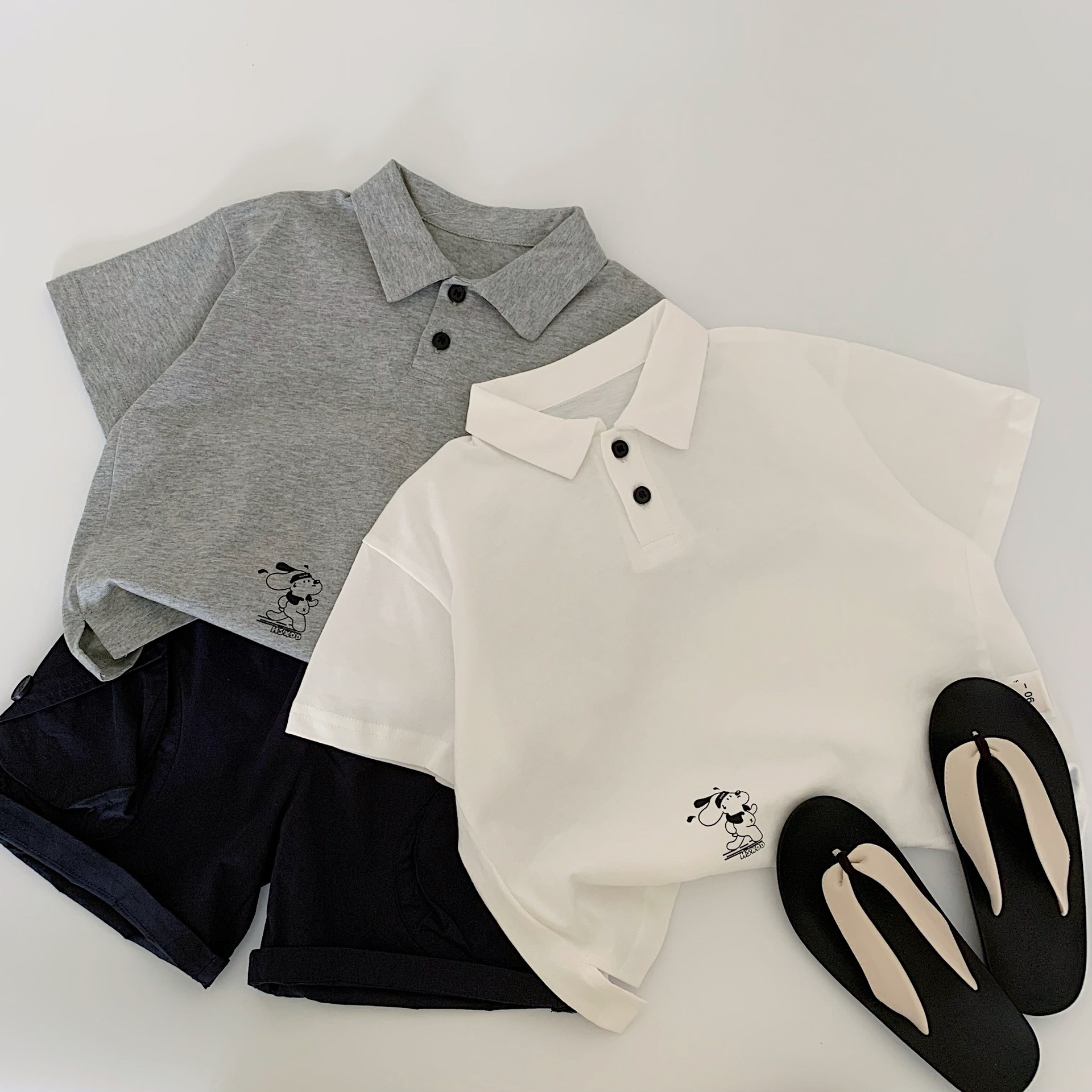 Camiseta de manga corta para niños Maibao verano 2025 nuevo estilo para niños estilo occidental camisa de polo casual ropa para niños al por mayor