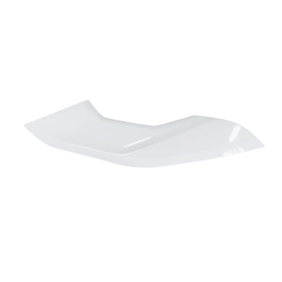 Motorcycle Fender: Guard, Full Body Panel Side - b1019-11-left-small-plate-of-fuel-tank-white-embryo