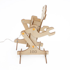 Children's science small production DIY bipedal walking robot model primary school students teaching aids assembled remote control robot