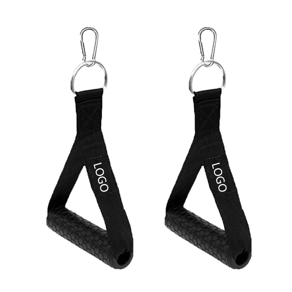 Accesorios de fitness manejar colgando dispositivo de tensión mango cuerda de tensión cuerda elástica mango de goma mango recubierto mango de esponja