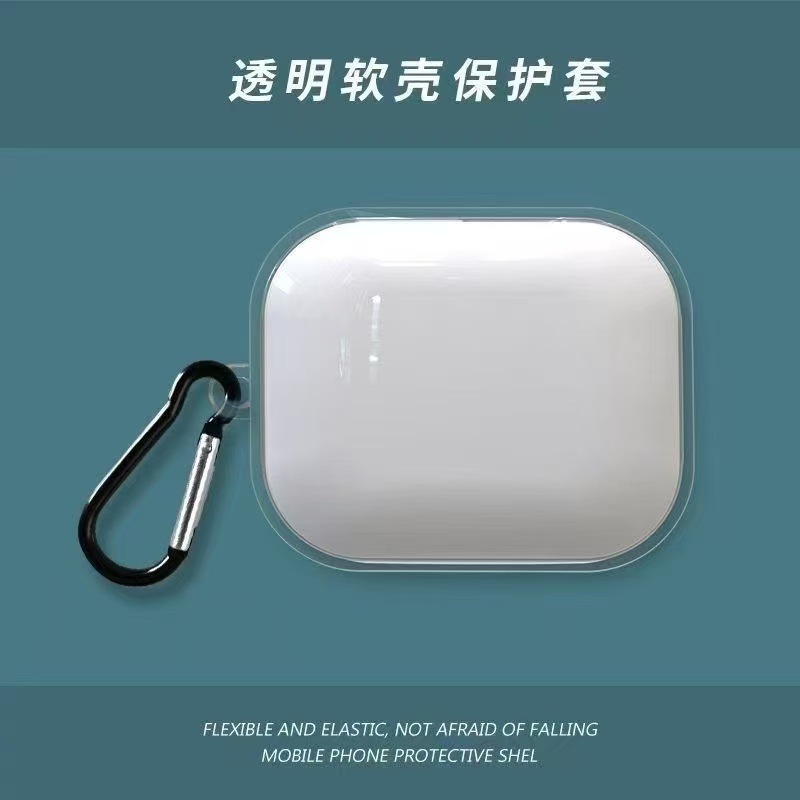 Aplicable al nuevo Xiaomi RedmiBuds7s funda protectora Buds7s funda protectora antihuellas dactilares Redmi funda suave transparente