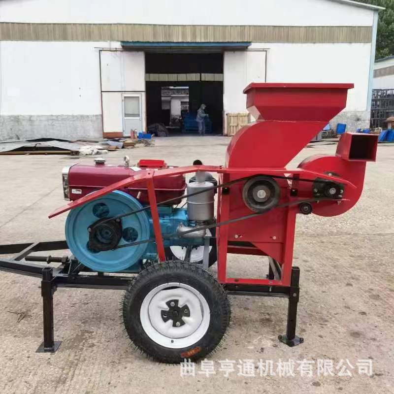 农业玉米撕皮脱粒机多功能柴油15HP苞米脱粒机4-5吨玉米脱粒机