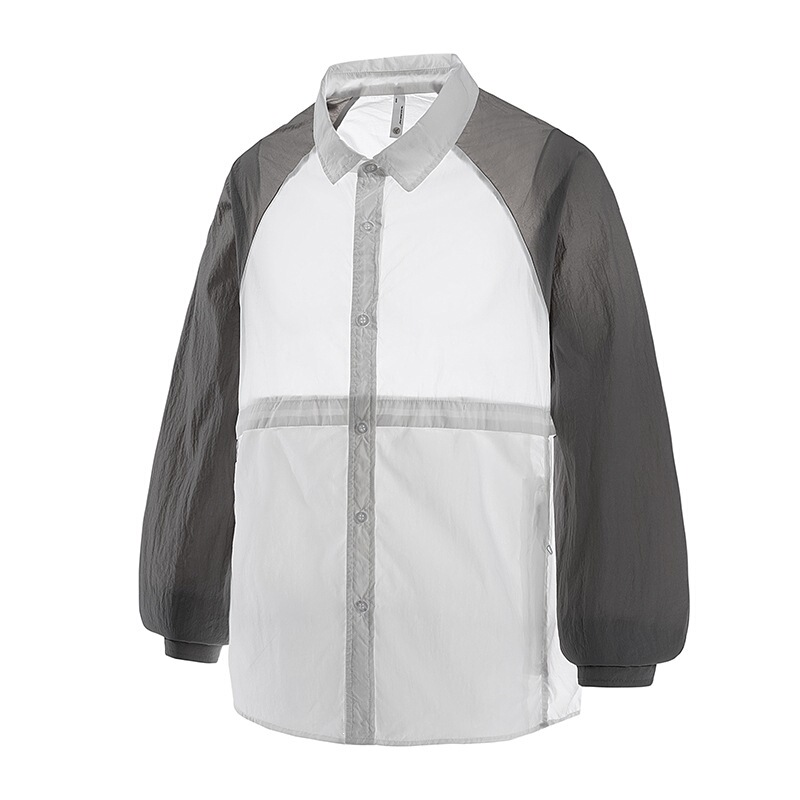 2025 New Summer Style American-Style Color-Blocked Sun-Protective Shirt, Loose-Fitting, Cool and Breathable Summer Shirt Jacket