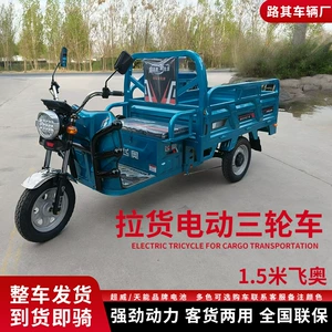 Electric Tricycle with Tipper Bed for Construction Materials