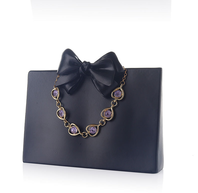 Spray Paint Design Sweet Simple Style Bow Knot Resin Spray Paint Jewelry Display