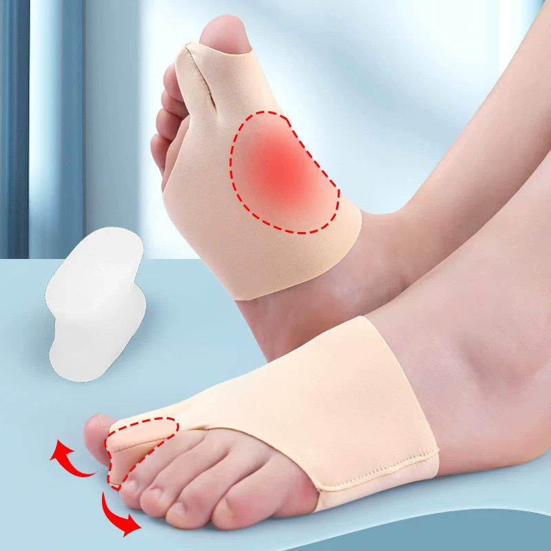 SEBS вальгусный Ортез большого пальца стопы для мужчин и женщин днем и ночью, устройство для расщепления пальцев ног, мягкий противоизносный чехол для ног