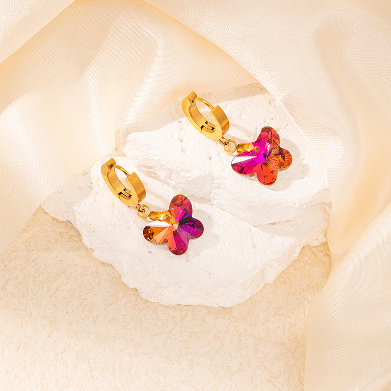 11g Weight 0.03µm Gold Plating Thickness Electroplated Gold Plating Process 201 Stainless Steel Ear Needle Material Golden Plated Plating Material Zircon Inlay Material Drop Earrings Classification 1 Pair Quantity Daily Occasion 201 Stainless Steel Material Star, Heart Shape Pattern Women's Gender Elegant, Retro Style Plating Craft Titanium Steel Star Heart Shape Elegant Retro Drop Earrings For Women's 11
