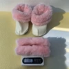 Long wool socks + long wool heel strap (pink)