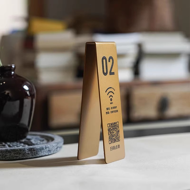 스테인레스 스틸 + 호두, 철 수직 스프레이 골드 스타일 [레트로 스프레이 골드 철 소재는 무게가 있습니다]