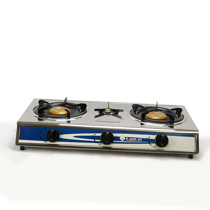 Фабрика Прямые поставки трехголовая газовая плита настольная СЖИЖЕННАЯ газовая плита трансграничные поставки Оптовая Внешняя торговля Экспорт