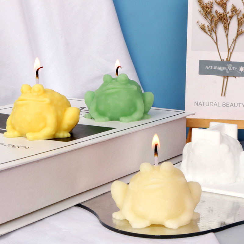 Zhongcheng diy candle mold toad aromatherapy candle silicone mold mirror resin Amazon hot new products