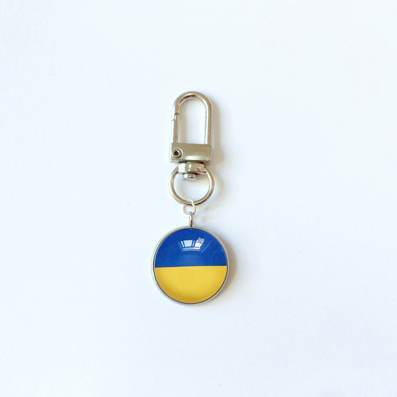13g Weight Bag Pendant, Keychain Classification 1 Piece Quantity Holiday, Daily Occasion 316 Stainless Steel , Alloy Material National Flag Pattern Epoxy Design Simple Style Style 1 Piece Simple Style National Flag 316 Stainless Steel Alloy Epoxy Bag Pendant Keychain 17