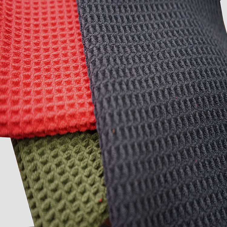 A级加厚家居柔软亲肤吸水速干海边涤锦大菠萝格浴巾面料