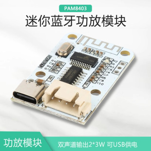 ����5V���ֹ���ģ�KType-C�D�ӿ�PAM8403�����{�����ֹ��Ű�