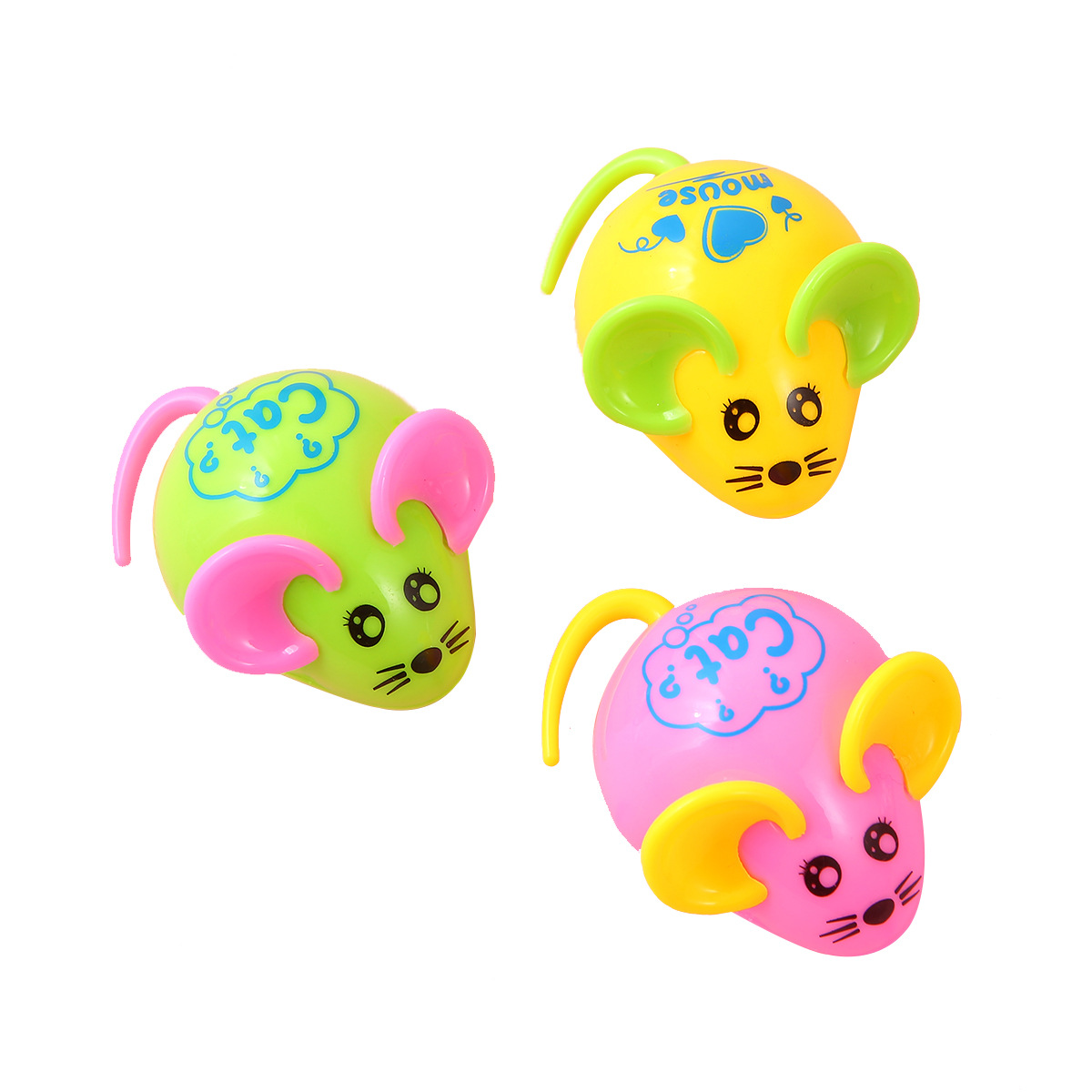 7,5 cm corriendo ratón de dibujos animados Día del niño lindo pequeño regalo al por mayor de dibujos animados de Kindergarten jugar al por mayor