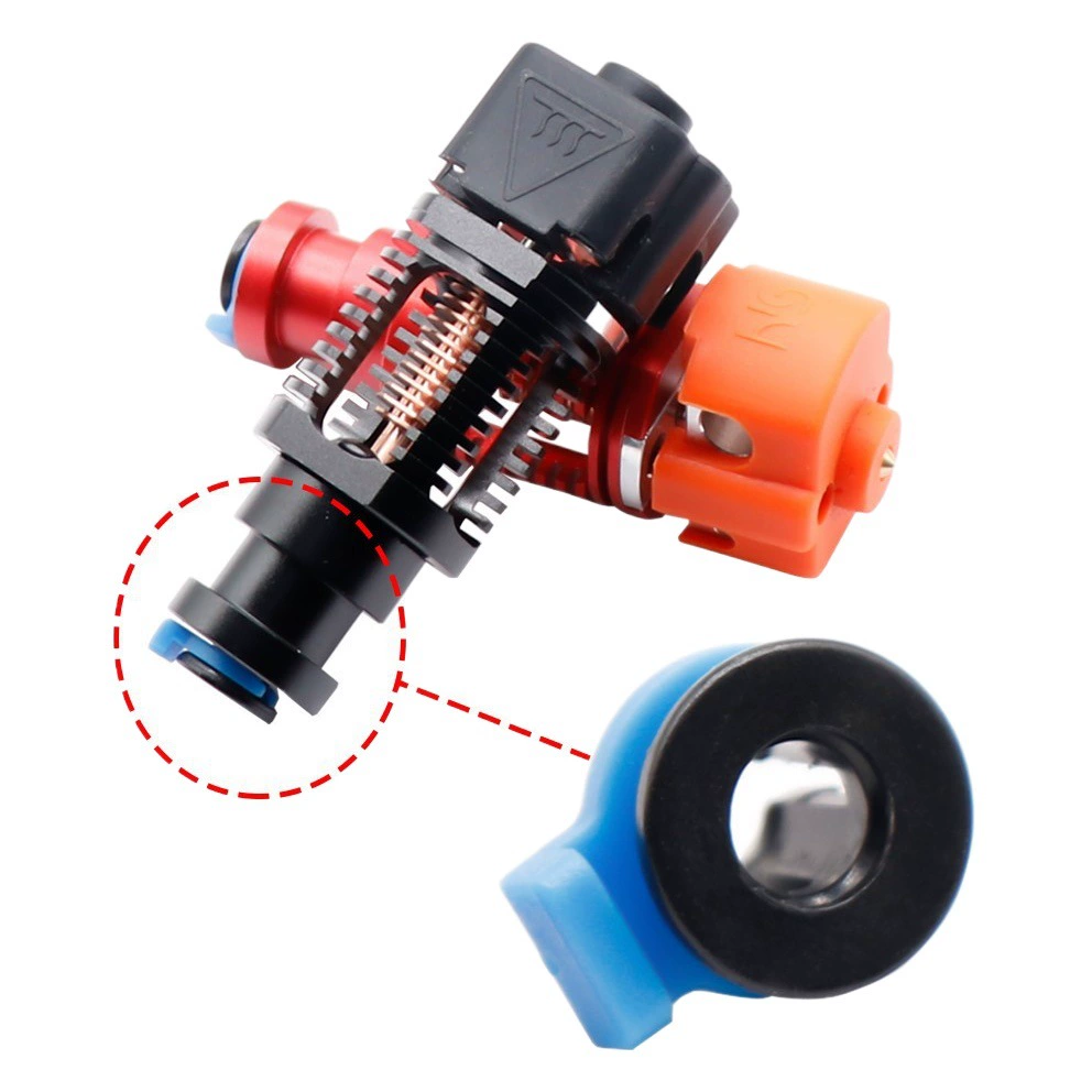 Аксессуары для 3D-принтера Трубка Боудена синяя и черная пряжка с когтями фиксированная 4 мм трубка Пневматическое соединение пластиковая БЫСТРОРАЗЪЕМНАЯ заглушка