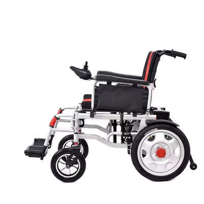 Wheelchair manufacturers Four-wheel scooter for the elderly and the disabled Foldable chair Intelligent electric wheel chair Foldable portable wheelchair (Qatlanan elektrik velosipedlər) - four-shock-absorbing-standard-models-with-12a-lead-acid-battery-life-of-about-10-15-kilometers