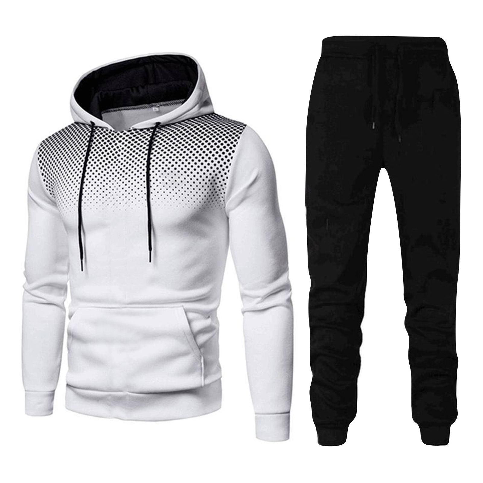 Nuevo Comercio exterior transfronterizo Amazon Sports fitness hombres Otoño e Invierno suéter traje