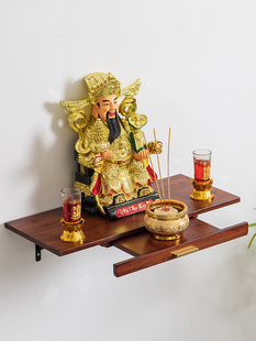 Wall-mounted Buddha Shrine Shrine Rack Small Table Wall-hanging Home Table Fragrant Table Buddha Table Ancestor God Table Cabinet