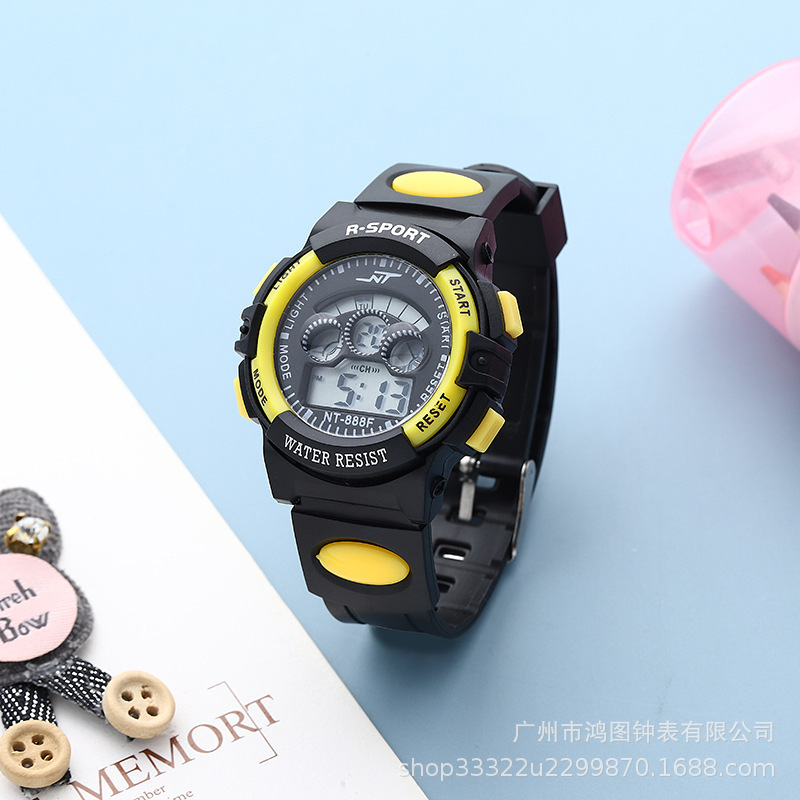 Venta caliente reloj para niños lindo colorido luminoso reloj deportivo tendencia estudiante reloj Comercio exterior transfronterizo