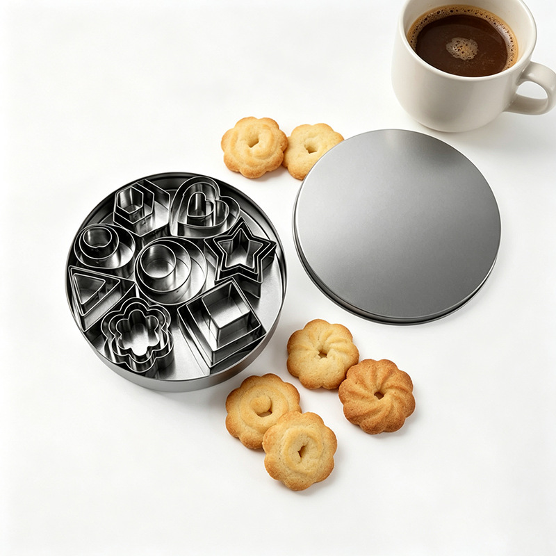 Stainless Steel 24 Piece Biscuit Mold Cookie Chocolate Cake Baking suit DIY Flower Kitchen Tools