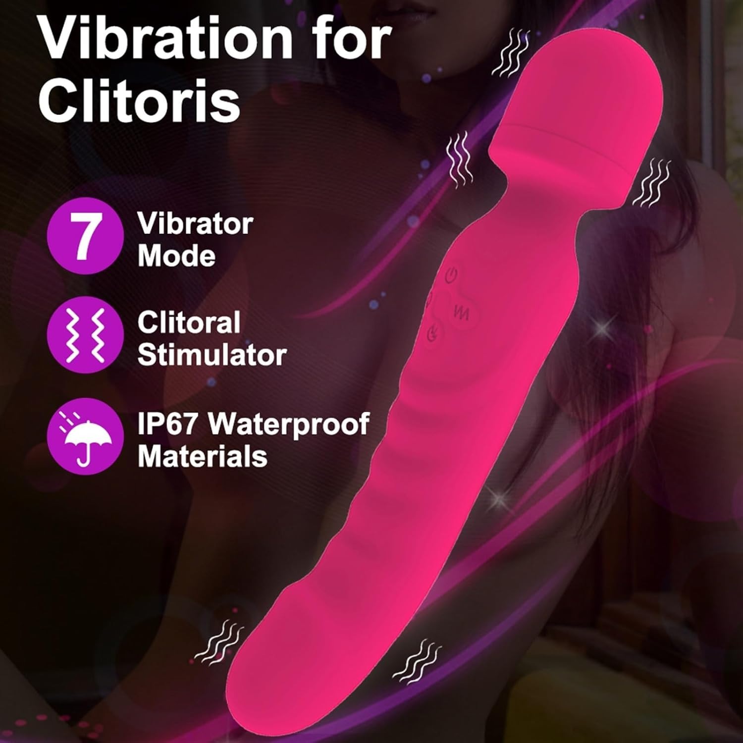 Cross-Border Female Multi-Frequency Vibrator Av Massage Full Body Heating Masturbation Device Soft Insertable Penis Sex Toy