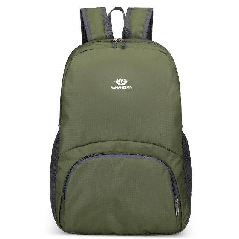 Mochila deportiva al aire libre nueva mochila multifuncional ligera de gran capacidad para imprimir logo moda simple bolsa plegable