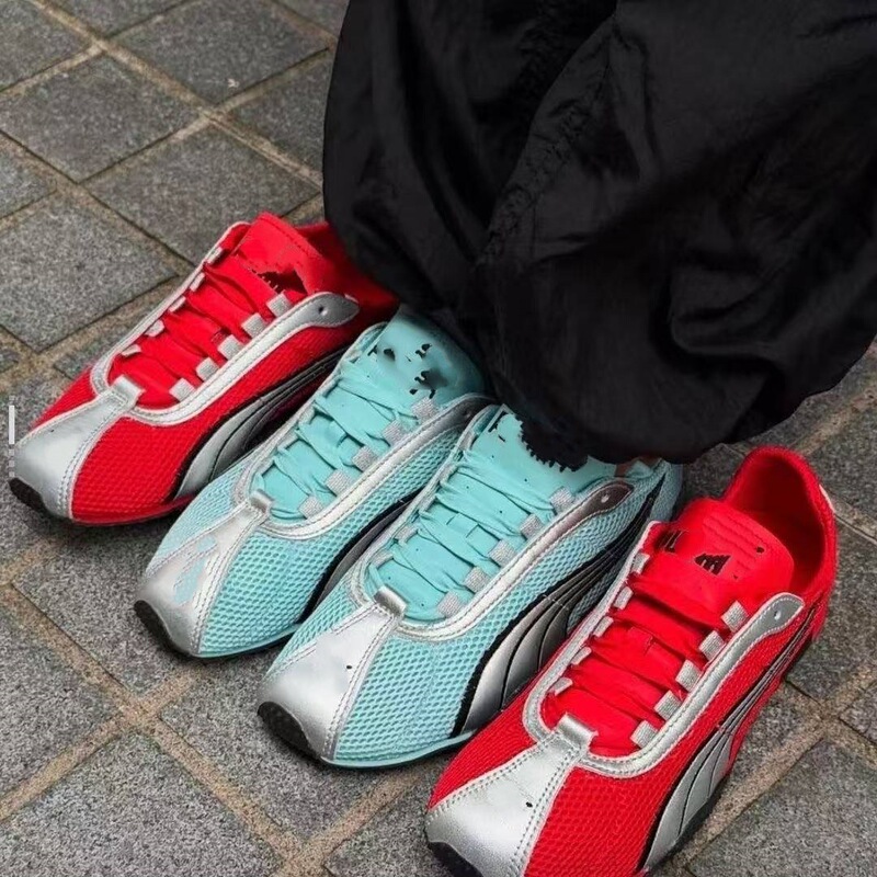 New Street Co-Branded Flip-Up Tongue Shoes for Men and Women, Pm Sports Shoes, Thin-Soled Shoes, Comfortable and Wear-Resistant Casual Shoes
