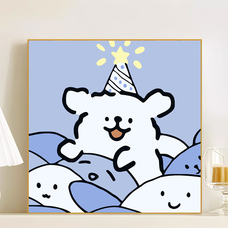 R002 / 20*20CM(画笔+颜料+绷好内框）