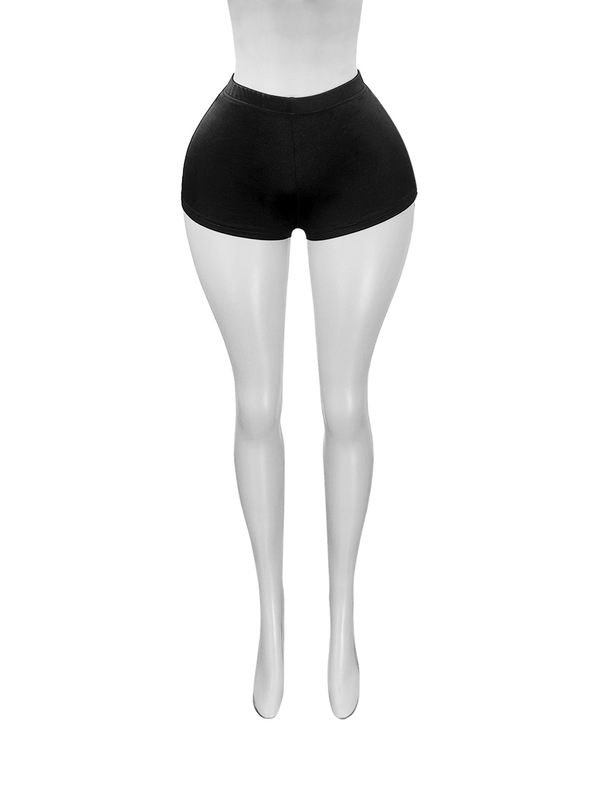 HR25031 欧米ファッションレディースストレッチサテン光沢ホットパンツ（固定価格、価格変更不可）|undefined