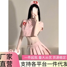 黑涩会性感小仙女制服套装万圣节医生白衣天使护士服睡裙