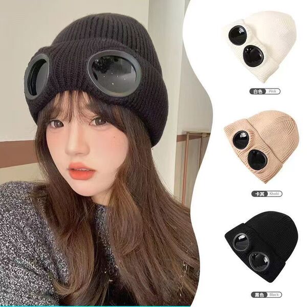 windproof woolen ski glasses for men and women