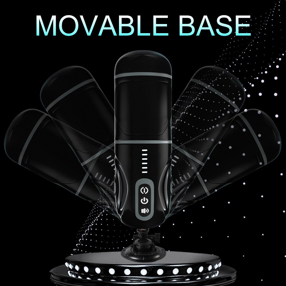 Jiya Fully Automatic Airplane Cup Electric Rotating Telescopic Male Exercise Masturbator Adult Sex Products_voghion.com