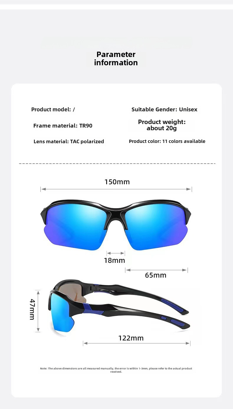 Occhiali da pesca polarizzati Orologio da pesca Occhiali da sole polarizzati anti-ultravioletti galleggianti Occhiali da sole sportivi da guida per equitazione all'aperto Luya_voghion.com