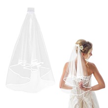 N 37452 Bride To Be Double Layer Veil ����˫��ͷɴ ����