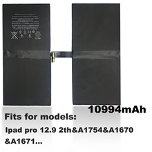 适用于苹果平板iPadPro12.9二代电池A1754电池A1670电池A1671电池
