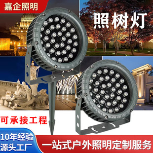 High-Power Led Spotlight for Courtyard and Garden Ground Insertion Lighting, Tree Lamp for Zhongshan Engineering Projects, Engineering Model