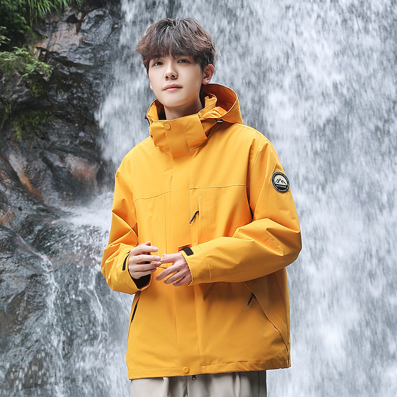【极境雨】户外三合一冲锋衣防风防雨登山服男女宽松休闲夹克外套|undefined