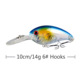 Flutter Lipless Crankbait Fishing Lures Hard Plastic Baits Fresh Water Bass Swimbait Tackle Gear