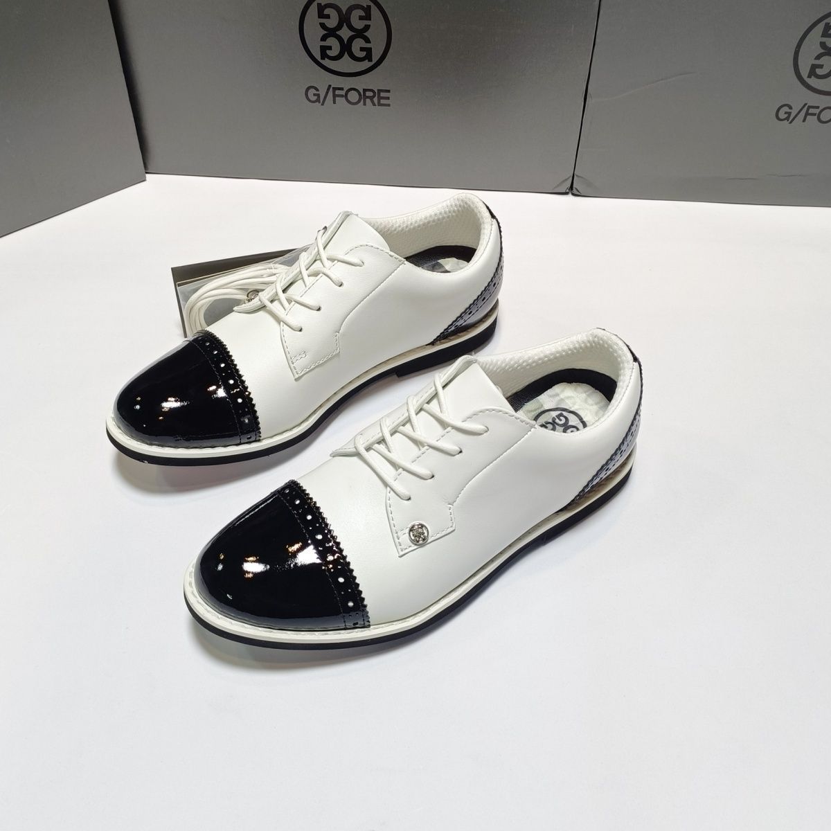 골프 스포츠 방수 캐주얼 트레이닝 여성 신발 골프 고정 스터드 미끄럼 방지 통기성 레이스 업 3 색 운동화