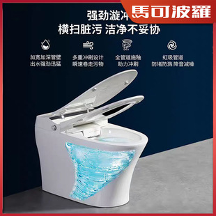 Marco Polo Household Intelligent Toilet Instant-heating Non-electric Flush Automatic Warm Air Mobile Drying Massage Type