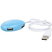 SSK一拖四口USB2.0集线器HUB分线器笔记本电脑扩展器转换器SHU017