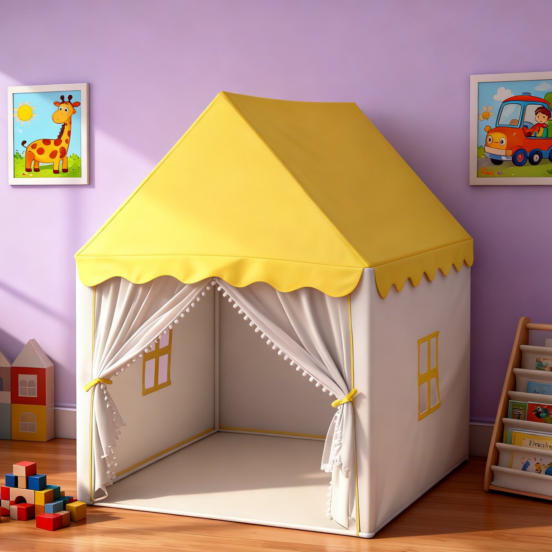 Procesamiento personalizado tienda de campaña para niños princesa castillo secreto casa de juegos bebé cama interior portátil pequeña tienda de campaña