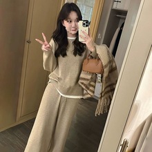 慵懒套装秋装休闲时尚外穿针织上衣秋冬季外穿孕妇两件套衣服其他
