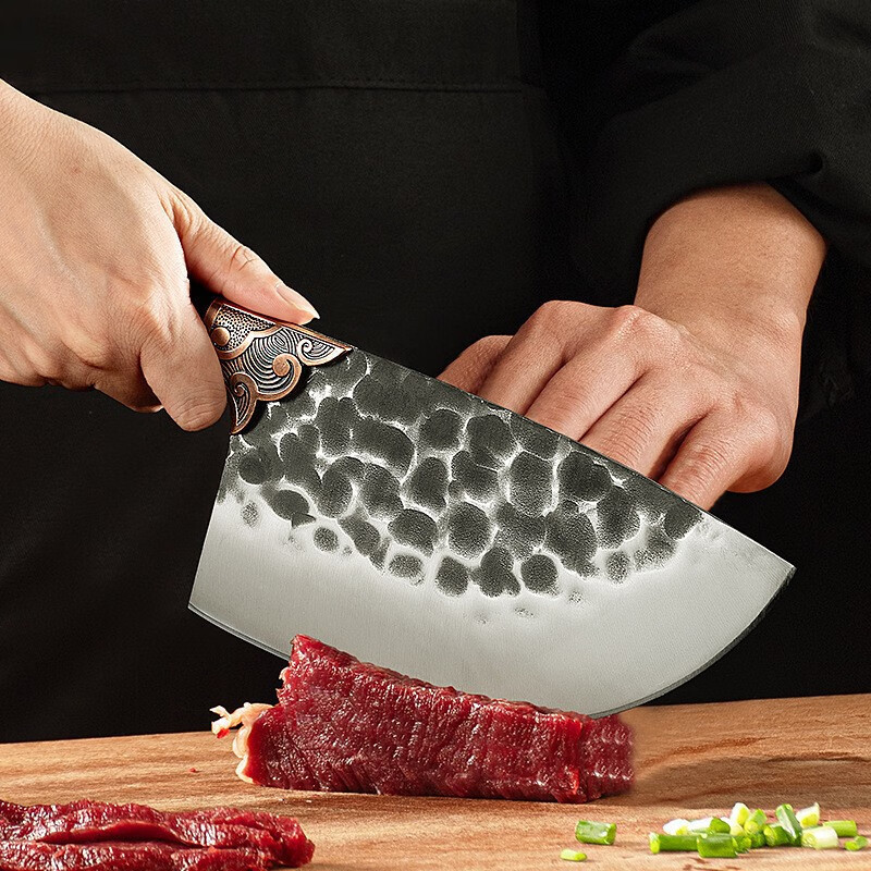 Cuchillo de cocina multipropósito para cortar carne, cuchillo de corte de verduras, cuchillo afilado para matar cerdo, machete para carne de cerdo