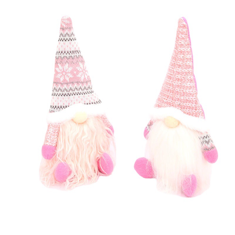 Transfronterizo Nueva postura sentada Navidad Sin Rostro Viejo hombre bosque profundo enano Muñeca Regalo de Navidad