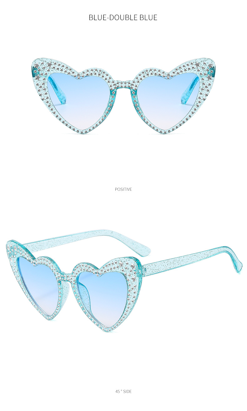 Occhiali da sole a cuore per donna eleganti con strass alla moda_voghion.com