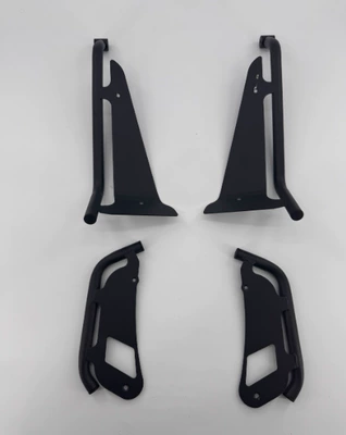 Suitable for Yamaha Jog: Motorcycle bumper - 304-stainless-steel-black-front-and-rear-bumperincludes-mounting-screws-anti-slip-pads